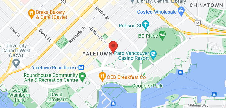 map of 3207 1008 CAMBIE STREET